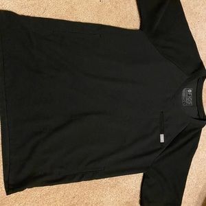 Figs Scrubs top, black size small.